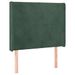 Tête de lit à LED Vert foncé 93x16x118/128 cm Velours - Photo n°1
