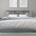 Tête de lit avec rangement Sonoma gris 200x18,5x104,5 cm - Photo n°6