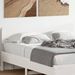 Tête de lit blanc 150 cm bois massif de pin - Photo n°1