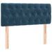Tête de lit Bleu foncé 100x7x78/88 cm Velours - Photo n°1