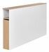 Tête de lit bois blanc et chêne clair Nomade 160 cm - Photo n°1