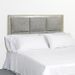 Tête de lit bois massif grisé et finition voilée Gery 160 cm - Photo n°1