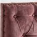 Tête de lit capitonnée velours rose pâle 160 Vicky - Photo n°2