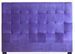 Tête de lit capitonnée Velours Violet 160 Luxa - Photo n°1