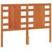 Tête de lit marron 135 cm bois massif de pin - Photo n°1