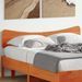 Tête de lit cire marron 160 cm bois massif de pin - Photo n°1