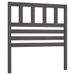 Tête de lit Gris 81x4x100 cm Bois massif de pin Kalio - Photo n°1