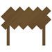 Tête de lit Marron miel 104x3x80,5 cm Bois massif de pin - Photo n°4