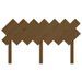 Tête de lit Marron miel 141x3x80,5 cm Bois massif de pin - Photo n°4