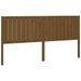Tête de lit Marron miel 185,5x4x100 cm Bois massif de pin 2 - Photo n°1