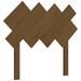 Tête de lit Marron miel 92x3x81 cm Bois massif de pin - Photo n°2