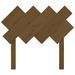 Tête de lit Marron miel 92x3x81 cm Bois massif de pin - Photo n°4