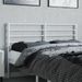 Tête de lit métal blanc 140 cm - Photo n°3