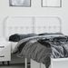 Tête de lit métal blanc 150 cm - Photo n°3