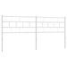 Tête de lit métal blanc 160 cm - Photo n°1