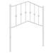 Tête de lit métal blanc 75 cm - Photo n°1