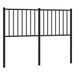 Tête de lit métal noir 120 cm - Photo n°1