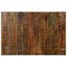 Tête de lit multicolore 120 cm bois massif récupération - Photo n°1
