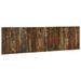 Tête de lit multicolore 180 cm bois massif récupération - Photo n°1