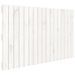 Tête de lit murale Blanc 108x3x60 cm Bois massif de pin - Photo n°1