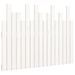 Tête de lit murale Blanc 108x3x80 cm Bois massif de pin - Photo n°1