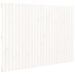 Tête de lit murale Blanc 159,5x3x110 cm Bois massif de pin - Photo n°1