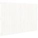 Tête de lit murale Blanc 166x3x110 cm Bois massif de pin - Photo n°1