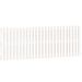 Tête de lit murale Blanc 166x3x60 cm Bois massif de pin - Photo n°1