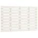 Tête de lit murale Blanc 81x3x63 cm Bois massif de pin - Photo n°1