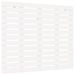 Tête de lit murale Blanc 81x3x91,5 cm Bois massif de pin - Photo n°1