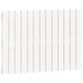Tête de lit murale Blanc 82,5x3x60 cm Bois massif de pin - Photo n°1