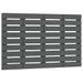 Tête de lit murale Gris 81x3x63 cm Bois massif de pin - Photo n°1