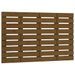 Tête de lit murale Marron miel 106x3x63 cm Bois massif de pin - Photo n°1