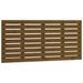 Tête de lit murale Marron miel 126x3x63 cm Bois massif de pin - Photo n°1