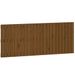 Tête de lit murale Marron miel 147x3x60 cm Bois massif de pin - Photo n°1