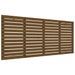 Tête de lit murale Marron miel 166x3x91,5 cm Bois massif de pin - Photo n°1