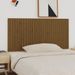 Tête de lit murale Marron miel 185x3x90 cm Bois massif de pin - Photo n°1