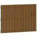 Tête de lit murale Marron miel 82,5x3x60 cm Bois massif de pin - Photo n°1