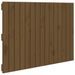 Tête de lit murale Marron miel 95,5x3x60 cm Bois massif de pin - Photo n°1
