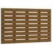 Tête de lit murale Marron miel 96x3x63 cm Bois massif de pin - Photo n°1