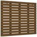 Tête de lit murale Marron miel 96x3x91,5 cm Bois massif de pin - Photo n°1