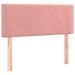 Tête de lit Rose 100x5x78/88 cm Velours - Photo n°1