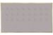 Tête de lit tissu beige et métal doré Reine 180 cm - Photo n°1