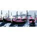 Tête de lit Tissu Gondoles à Venise Rose L 160 x H 70 cm - Photo n°1