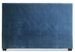 Tête de lit velours bleu coutures en diagonale Madie 160 - Photo n°1