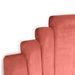 Tête de lit velours rose Aria L 160 cm - Photo n°3