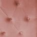 Tête de lit velours rose et métal doré Riella 140 cm - Photo n°5