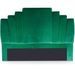 Tête de lit velours vert Aria L 160 cm - Photo n°1