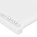 Têtes de lit 2 pcs Blanc 100x5x78/88 cm Similicuir - Photo n°4