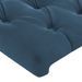 Têtes de lit 2 pcs Bleu foncé 80x7x78/88 cm Velours - Photo n°4